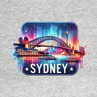 SYDNEY HARBOR NEW SOUTH WALES AUSTRALIA BRIDGE T-Shirt